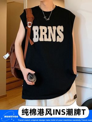 original Vest mens summer cotton fitness sports vest American basketball clothes ice silk quick-drying mens sleeveless t-shirt