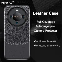 เคส TPU นิ่มหนังหรูหราสำหรับ Huawei Mate 60 /Pro กรอบกันกระแทกตัวปกป้องกล้องถ่ายรูปสีด้านแบบบางพิเศษ