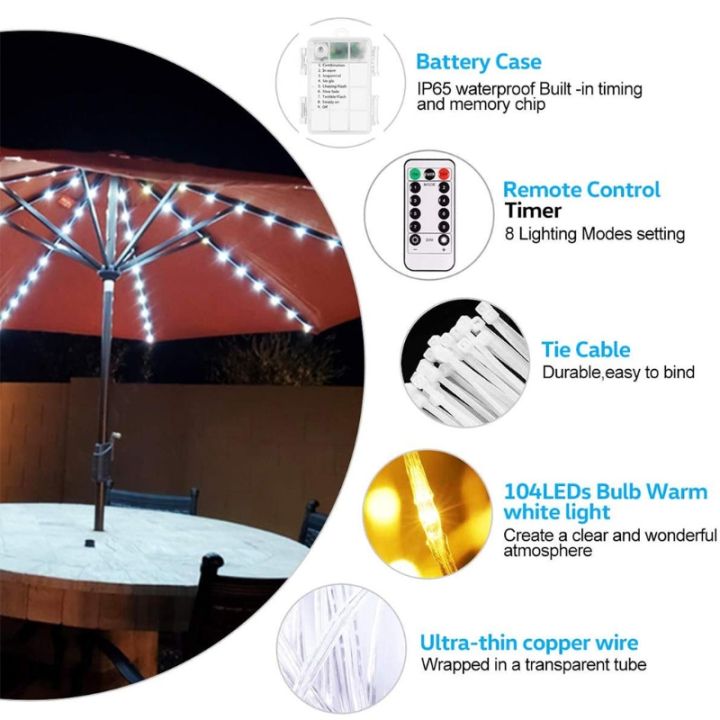 104-led-สวนร่มไฟกลางแจ้งกันน้ำ-ip67-s-tring-ไฟเซ็นเซอร์ควบคุมสวนตกแต่งโคมไฟ