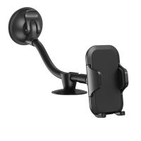 Phone Mount for Car Gooseneck Long Arm Dashboard Windshield Car Phone Holder Mount Strong Suction Anti-Shake Stabilizer Cell Pho