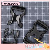 MAXG 1/2pcs พลาสติกทำจากพลาสติก หัวเข็มขัดปล่อยด้านข้าง เส้นผ่านศูนย์กลางภายใน15/20/25มม สีดำสีดำ อะไหล่กระเป๋าค่าย ของใหม่ สายรัดเครื่องมือกลางแจ้ง เครื่องมือกลางแจ้งสำหรับกิจกรรมกลางแจ้ง