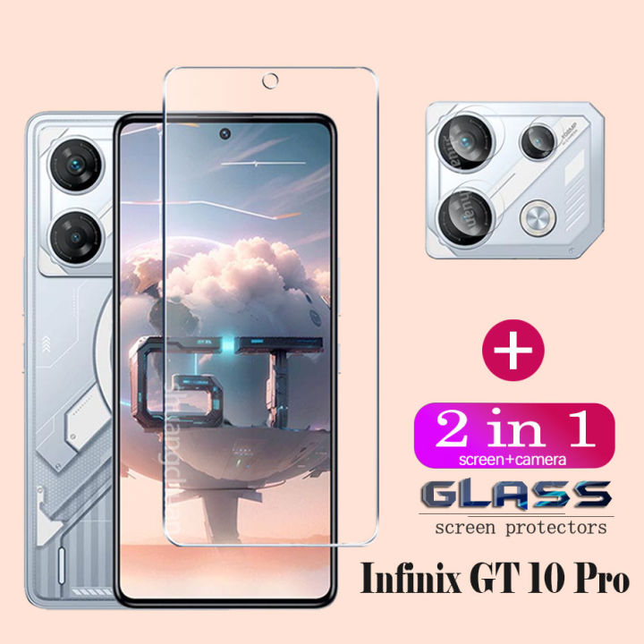 สำหรับ-infinix-gt-10ฟิล์มแก้วแบบโปรฟิล์มปกป้องหน้าจอ9ชั่วโมง-ป้องกันหน้าจอเลนส์ด้านหลังปกป้องหน้าจอ-infinix-gt-10ฟิล์มแก้วแบบโปร2in1