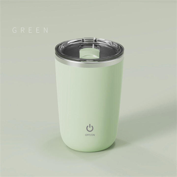 favormax-ถ้วยเครื่องกวนอัตโนมัติสแตนเลสน่ารักแก้วกาแฟเครื่องกวนกาแฟนมอัตโนมัติถ้วยฉนวนกันความร้อน350มล