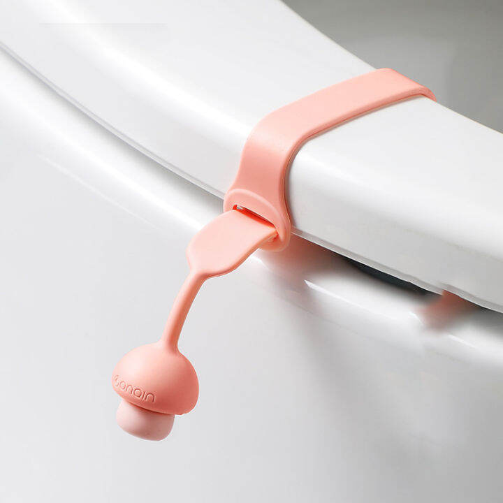 Original Design Of Silica Gel Material Toilet Seat Opener Device Dirty
