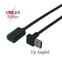 30ซม. 50ยูเอสบีซม. 3.0สายต่อขยายมุมขวา/ซ้าย/ขึ้น/ลง5อะแดปเตอร์ Gbps Usb สายสายเคเบิล Usb ตัวผู้ไปอะแดปเตอร์ตัวเมีย