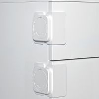 【CW】 Children Safety Lock Baby Anti-Pinch Hand Cabinet Drawer Buckle Multi-Functional Protection Locks 2/4Pcs