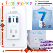 Ổ điện âm tường Anker USB-C 30W DP 18W USB-A