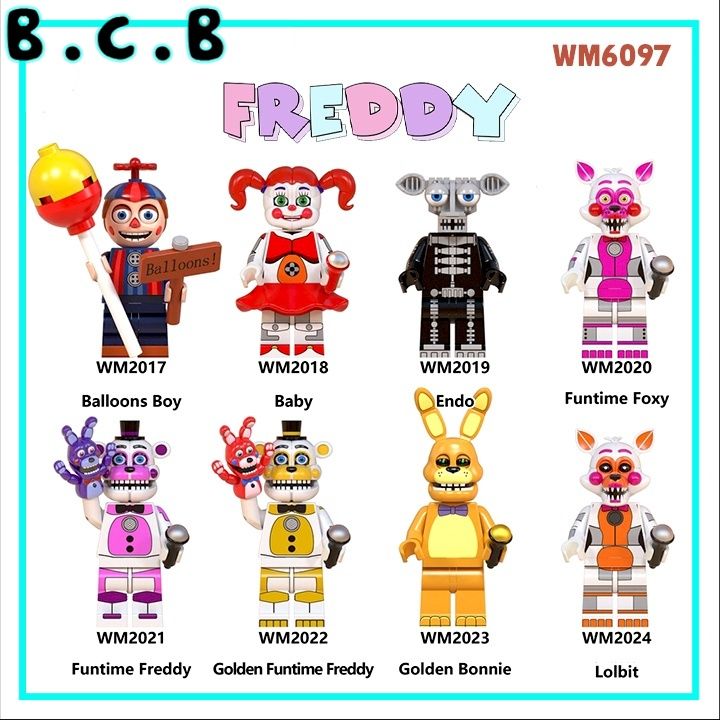 Bạn yêu thích Five Nights at Freddy\'s? Hãy xem đồ chơi lắp ráp nhân vật đến từ bộ phim này. Chúng được tạo nên với chi tiết chính xác và từng chi tiết nhỏ, giống như trong phim.