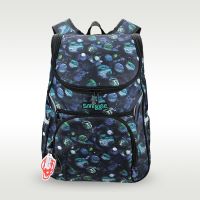 【LZ】▽¤∏  Australia Smiggle Original Mochila Infantil Meninos Mochila Planeta Preto Grande Capacidade Júnior Alta 18 polegada 10-15 Anos de Idade