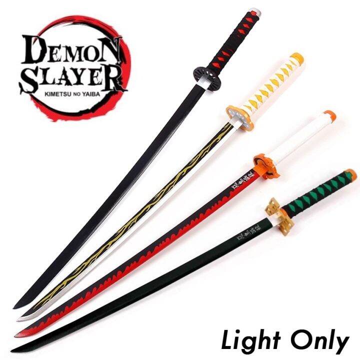 Demon Slayer Light Only Samurai Sword Plastic Knife Katana Costume Party Toy Lazada PH
