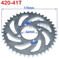 โซ่420โซ่ล้อหลังเฟืองโซ่ล้อหลังสำหรับ110cc 125cc เฟืองโซ่ LLL3732เฟืองโซ่ขนาด140ตัน/41ตัน/43ตัน/48ตันเฟืองโซ่รถจักรยานยนต์สำหรับขนาด140ซีซีซีซีซีซีมอเตอร์ไซค์วิบากเฟืองโซ่รถยนต์โกคาร์ท