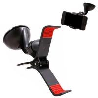 ใหม่ Universal Car Phone Clip Holder Auto Windshield Mount Stand พร้อมถ้วยดูดสำหรับ GPS มือถือ