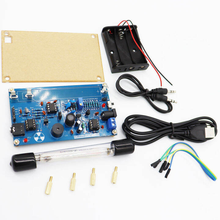 Assembled DIY Geiger Counter Kit, Assembled Radiation Detector System