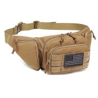 Outdoor Hiking Waist Bag Running Sports Functional Bag Cycling Bag Bum Bag Multi-functional Tool Shoulder Tactical Waist Pack Running Belt