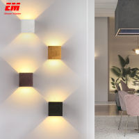 Cube LED Indoor Lighting Wall Lamp Modern Home Lighting Decoration Sconce Aluminum Lamp 7W 85-265V For Bath Corridor wall decor