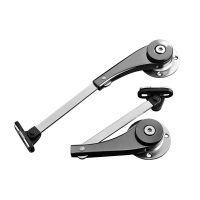 ♟✜❃ 1Pair（2Pcs）Randomly Stop Hinges Kitchen Cabinet Door Support Rod Adjustable Hinge Furniture Wardrobe Lift Up Flap Stay