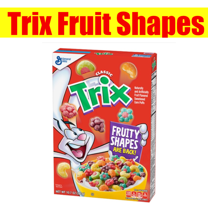 Trix Fruity Shapes Cereal 