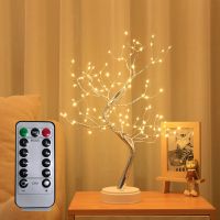 108LED Touch Night Light USB Colorful Christmas Tree Lights Lamp Starry Fairy Lights For Kids Bedroom Home Decoration Tree Light Ceiling Lights