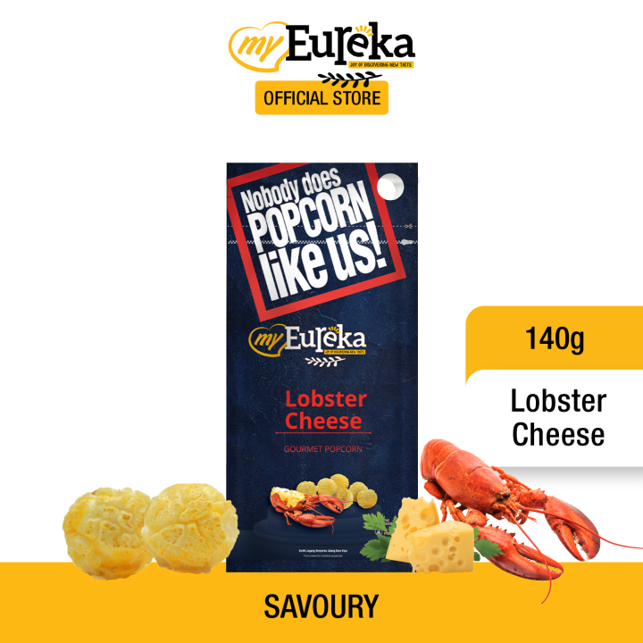 Eureka Lobster Cheese Popcorn 140g Pack Lazada Singapore
