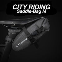 กระเป๋าใต้อานจักรยาน CITY RIDING size M ออกแบบสวย โครงสร้างแข็งแรง ติดตั้งแน่นหนา  กันการขีดข่วน กันน้ำได้ 100%