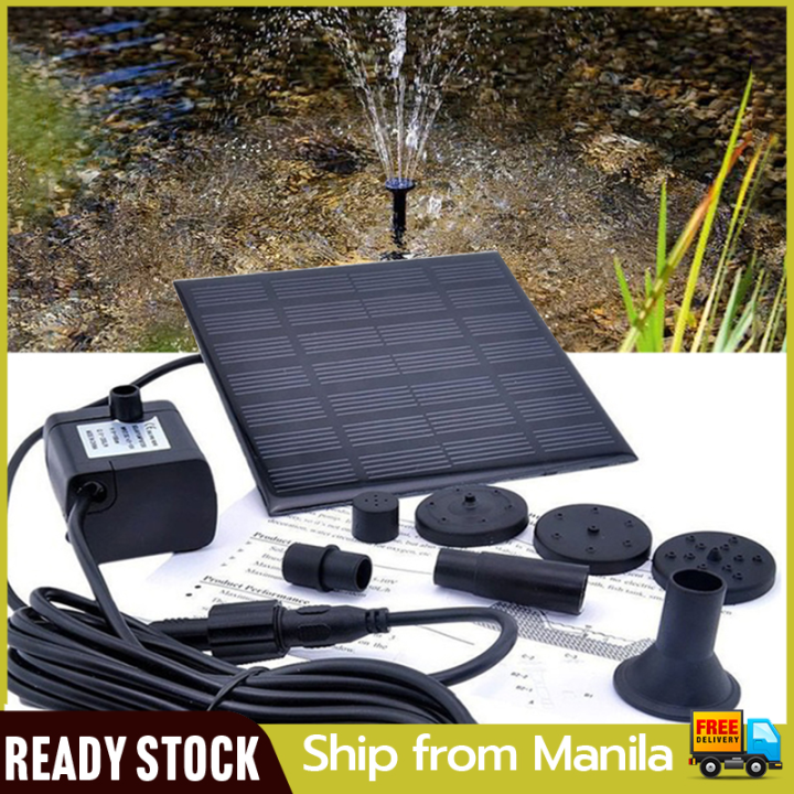 🔥Original + 24 hours delivery Solar Water Pump Fountain Kit for Garden ...