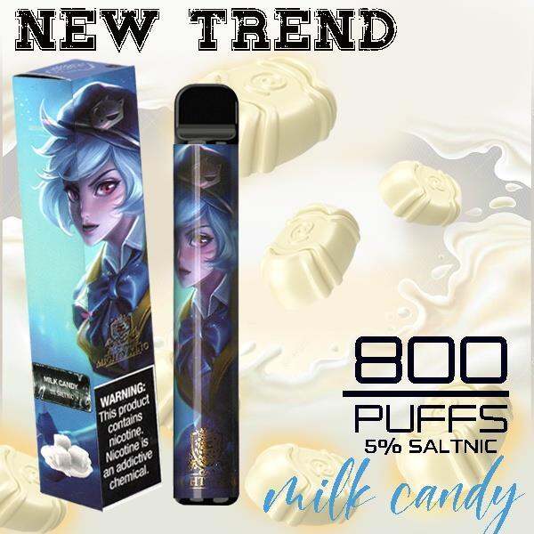 LEGIT MIGHTY KING Puff Bar Plus 800 PUFFS 5 SALTNIC Vape PEN Disposable