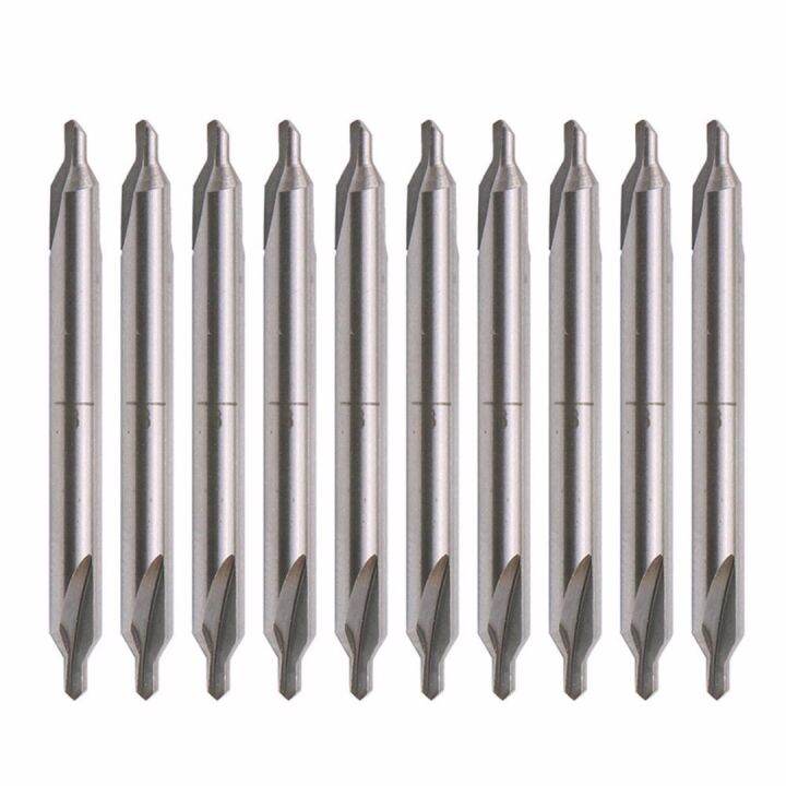 worth-buy-10ชิ้น-เซ็ต-a-type-1-8-tip-hss-รวมศูนย์เจาะ60องศามุม-countersink-บิต