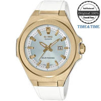 Time&amp;Time CASIO Baby-G นาฬิกาข้อมือผู้หญิง สีขาว/ทอง สายเรซิน รุ่น MSG-S500G-7ADR (สินค้าใหม่ แท้ ประกัน CMG)