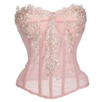 Aliexpress - Pink Gothic Sexy - Corset Underwear Pink Bustier Bustiers Corsets Steampunk Corset