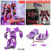 Figuras De Acción De Transformers AC-03 AC03, AC-03B AC03B, Gladiador Rojo Prúpura,Cliffumper KO TFP,Cajo,สินค้าภาษาอังกฤษ