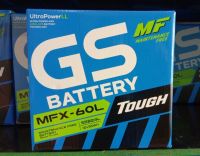 GS แบตเตอรี่รถยนต์ รุ่น (50Ah)MFX 60L = 55b24L แกะกล่องพร้อมใช้