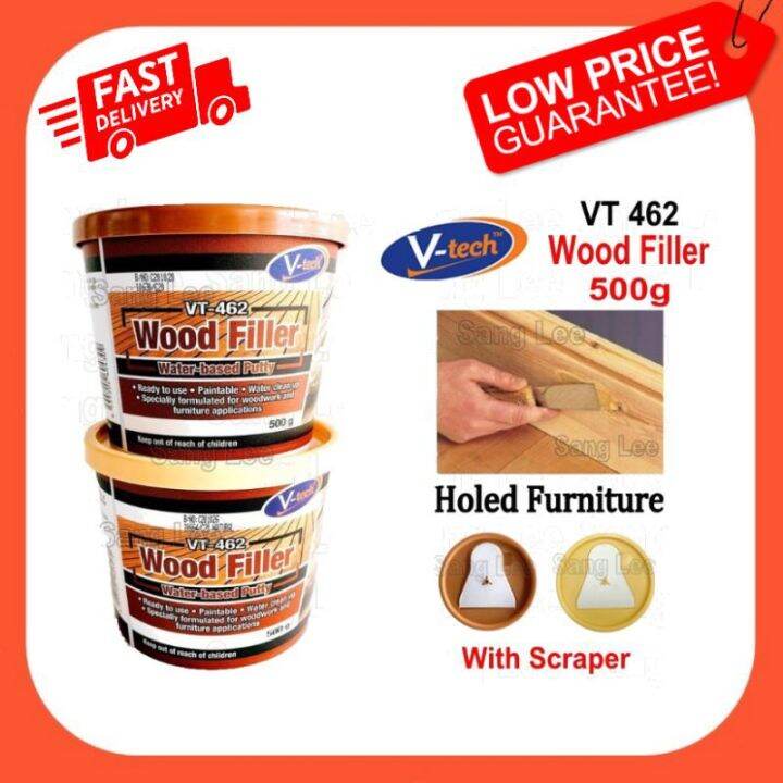 VTech VT462 All Purpose Wood Filler Brown/Natural colour (0.5KG