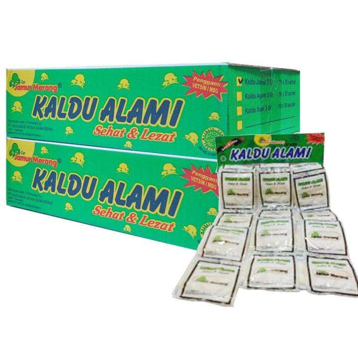 1 Dus Kaldu Alami Cap Jamur Merang Original Rasa Jamur 10 Pack 30