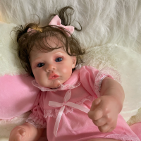 3D Painting Skin Bebe Reborn Baby Doll Girl Meadow 43CM Realistic Reborn Like A Real Child For Kids Gift Toy