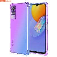 {Taoyitao เคส} เคสโทรศัพท์ TPU ซิลิโคนกันกระแทกสำหรับ Vivo Y20 Y20S Y70 Y11S Y12S Y22 Y22S Y31 Y51 Y53S Y72ที่ปิด Z3 Y33S IQOO