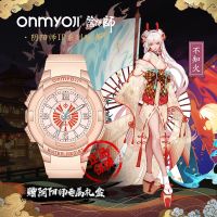 (($Most Popular $) Onmyoji Co-Branded นาฬิกาข้อมือควอทซ์ สําหรับผู้ชาย ผู้หญิง นักเรียนมัธยมต้น