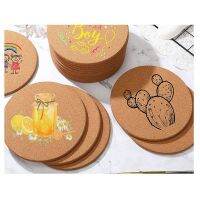 16 Pack Cork Coaster Thick Cork Trivets for Hot Dishes and Hot Pots Heat Resistant Multifunctional Cork Board Hot Pads