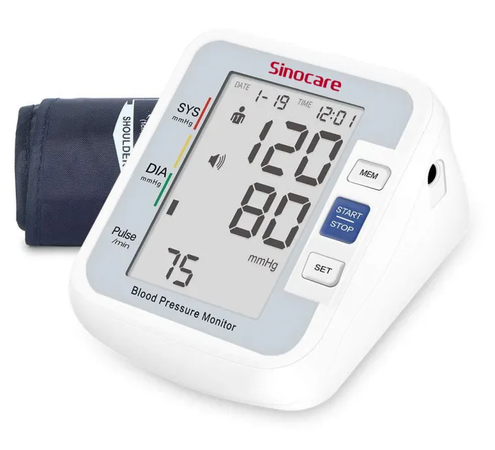 Máy đo huyết áp điện tử bắp tay Sinocare BA-801 (Bảo hành 3 năm 1 đổi 1)