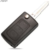 FKAM Jingyuqin 10Pcs Remote Car Key Case Shell สำหรับ Great Wall Hover Haval H3 H5 3ปุ่มพลิกพับ Keyless Entry Fob เปลี่ยน Lamci