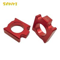 Motorcycle CNC Rear Chain Adjuster Axle Blocks For HONDA CRF250R CRF450R CRF250X CRF450X CRF250RX CRF450RX CR 125 250 CRF X R RX