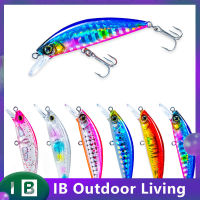 【สินค้าใหม่】50Mm/6G Luminous Fishing Lure Vivid 3d Eyes Hard Bait With Treble Hooks อุปกรณ์ตกปลาเกียร์