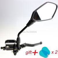 Original Motorcycle Mirrors with waterproof cover brake lever for ktm 600 Accessories Honda Transalp 700 Honda Pcx 150