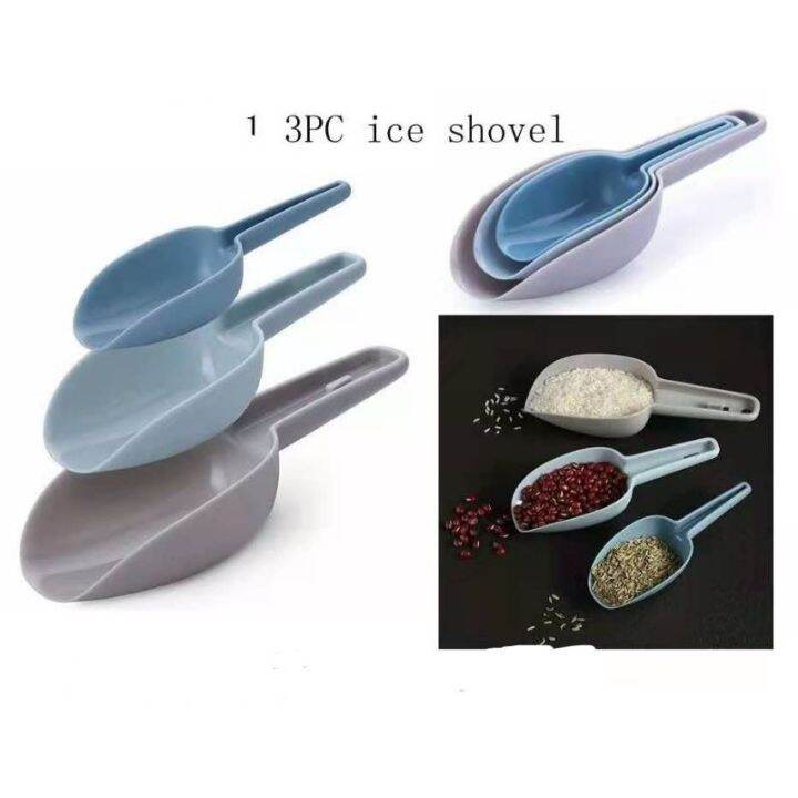 Ice Scoop Set 3/multi purpose plastic Kitchen scoop bar scooper | Lazada PH