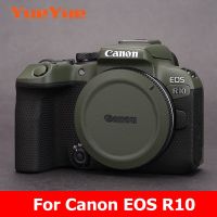 เสื้อโค้ทฟิล์มป้องกันห่อกล้องสติกเกอร์ไวนิลสำหรับ EOSR10 Canon EOS R10สติ๊กเกอร์ติดบนตัวเครื่อง