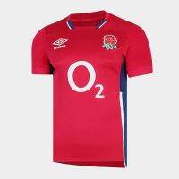 2021/22 England Away Rugby Jersey Shirt size S-L-3XL-4XL-5XL ชุดฟุตบอลผู้ชาย ชุดกีฬาฟุตบอล