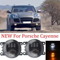 1Pair Car-Styling Front Foglight Fog Lamp Daytime Running Lights For Porsche Cayenne 955 2002-2015 LED Fog Lights H11 12V