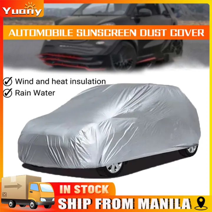 【Local delivery】 Universal waterproof Car Cover Nylon for SEDAN ...