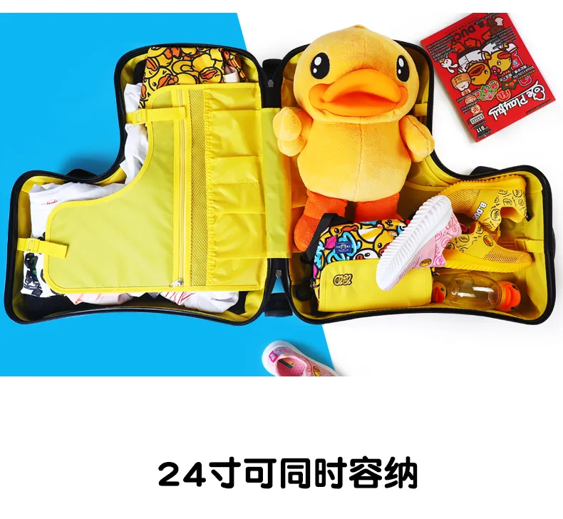 2019 new B.Duck Surprised Little Yellow Duck,Fashionable and lovely  luggage,24inch-aoweila–Official website