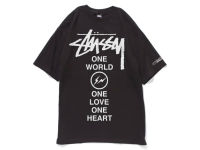 NicefeetTH - Stussy x Fragment Design T-Shirt (1 World, 1 Love, 1 Heart)