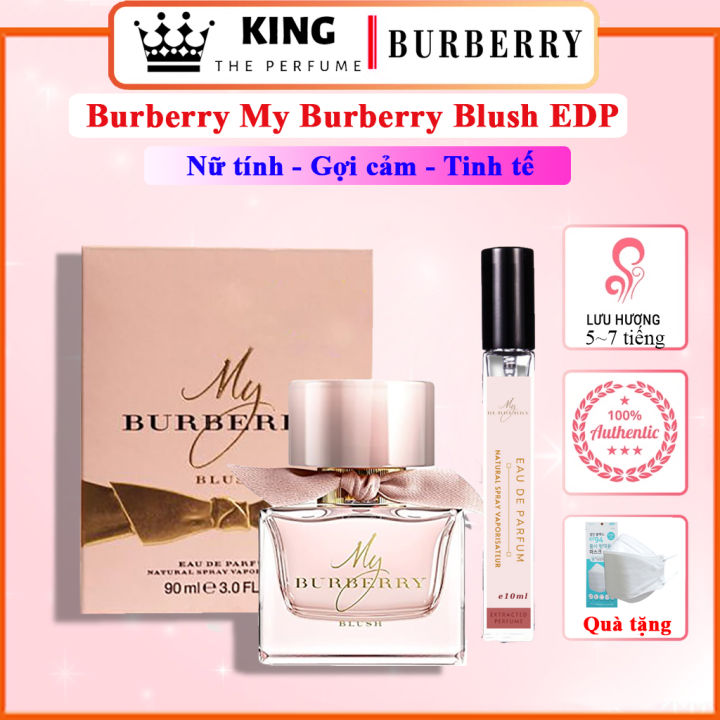 Nước Hoa Nữ-Burberry My Burberry Blush EDP, MÙi hương nữ tính good gilr,  Nước hoa aut, Nước hoa chiết, Nước hoa chình hãng, Nước hoa Nữ, Lọ Chiết  5-10-20ml, chai full 90ml |